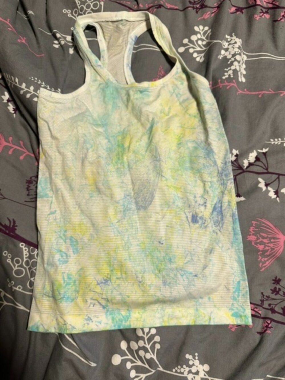 Lululemon Seawheeze tie dye tank top size 4